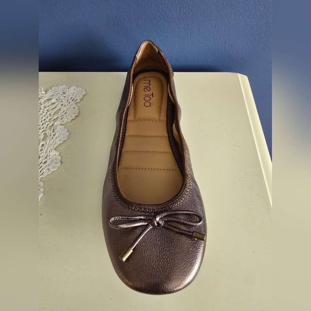 Me Too Women's Metallic Ballet Flats